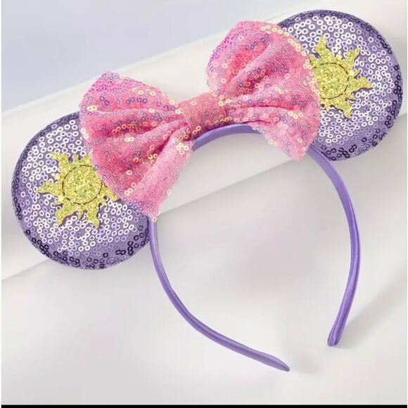 Tangled Rapunzel Mouse Mickey Ears Headband for Disneyland Walt Disney W… - Picture 1 of 4